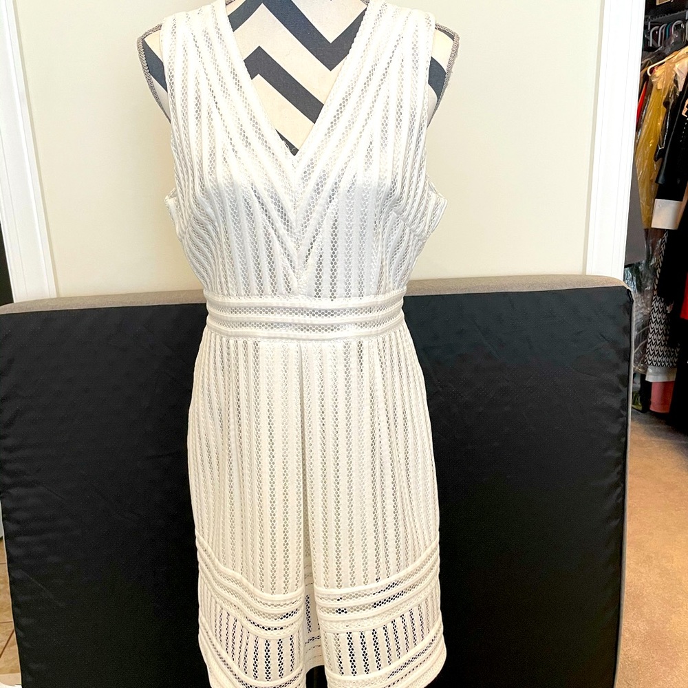White cocktail dress